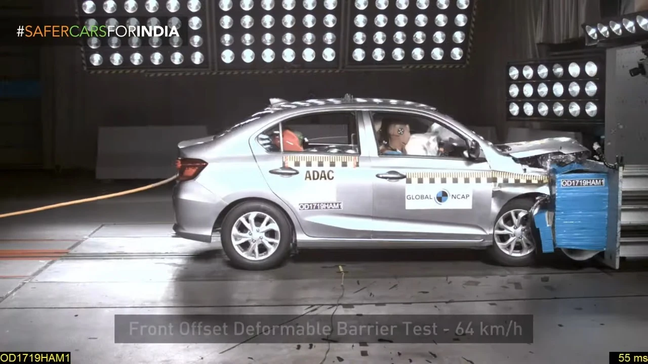 Honda Amaze Safety Rating