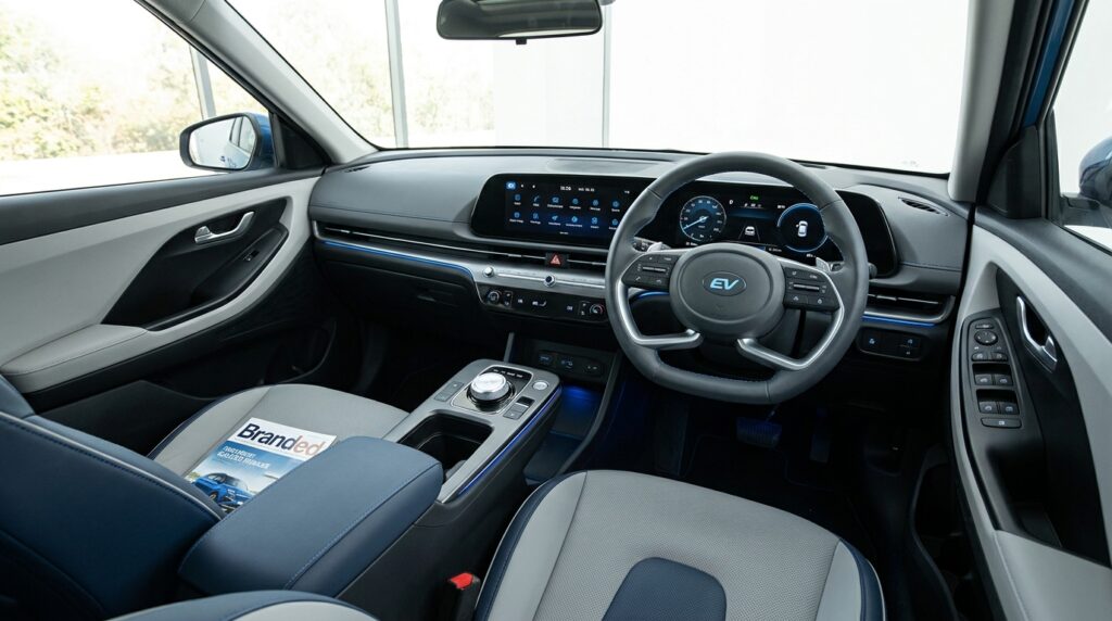 Hyundai Creta Electric कार का इंटीरियर डैशबोर्ड फोटो