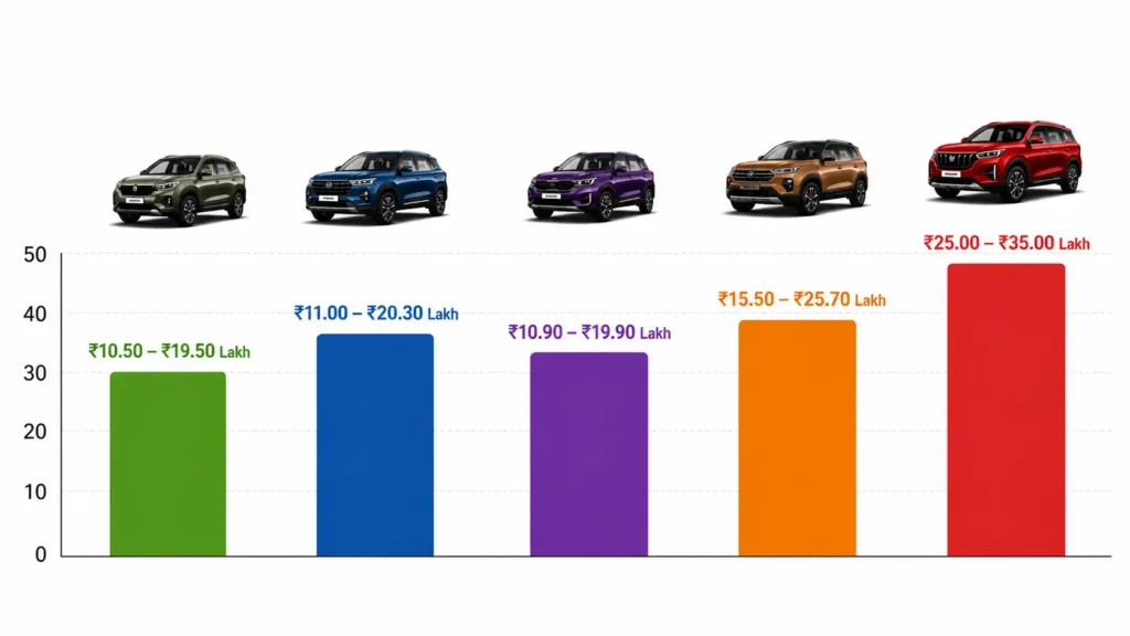 Best Family SUV Price Range 2026