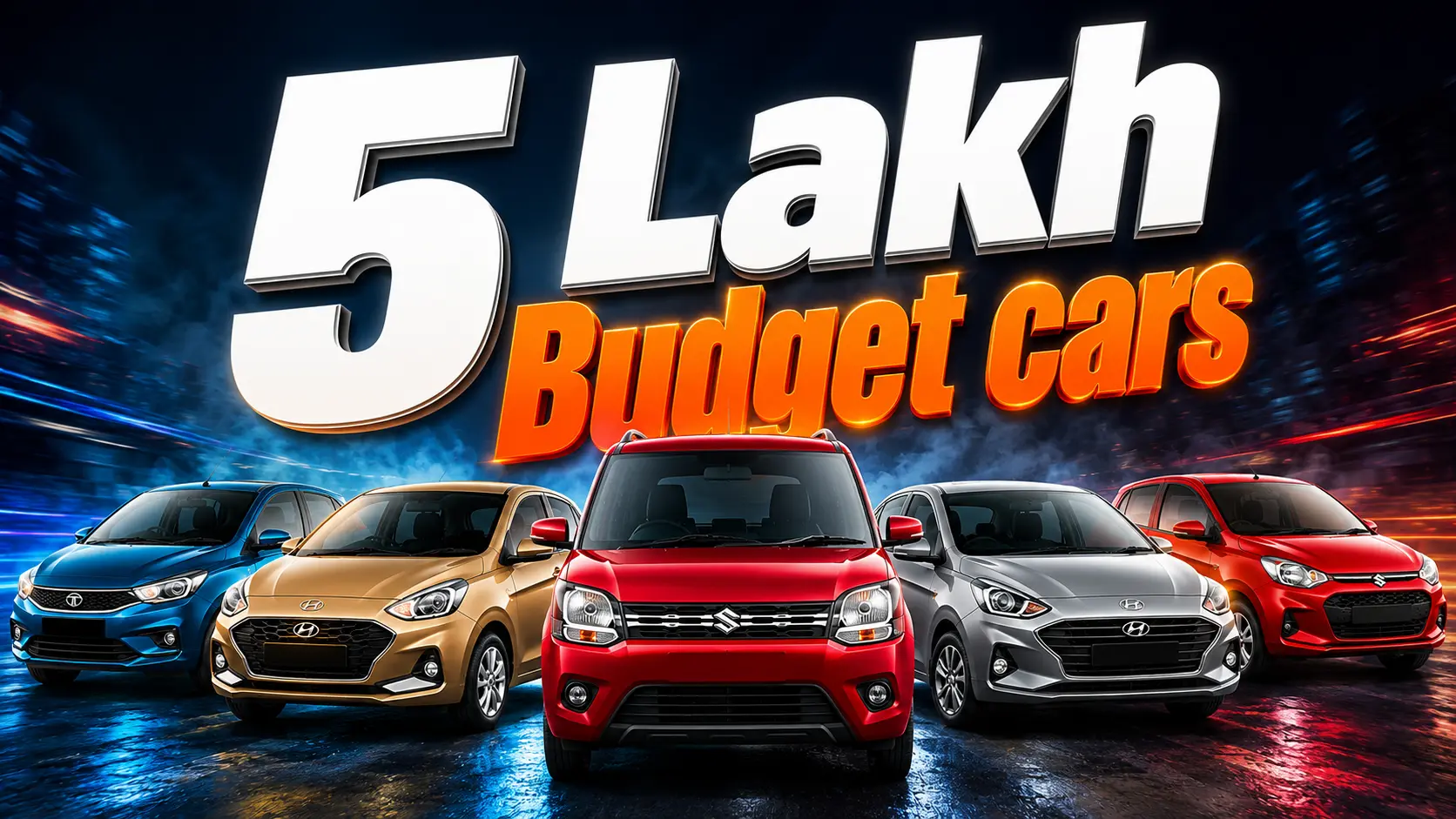 5 Lakh Budget Car 2026 —समझदारी से खरीदारी के लिए सबसे अच्छी किफायती कारें - गाइड फोटो"